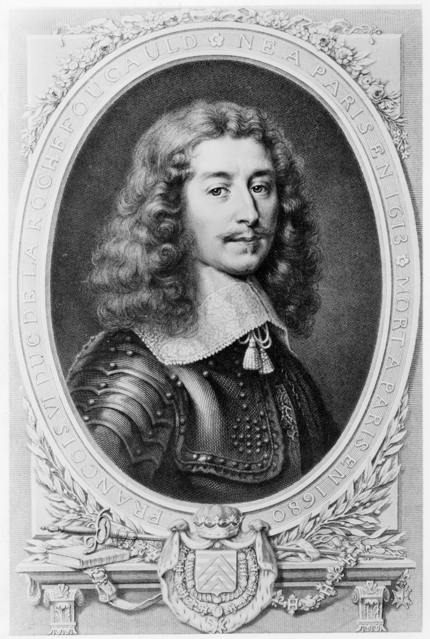Ritratto del Duca de la Rochefoucauld da T. Goutiere
