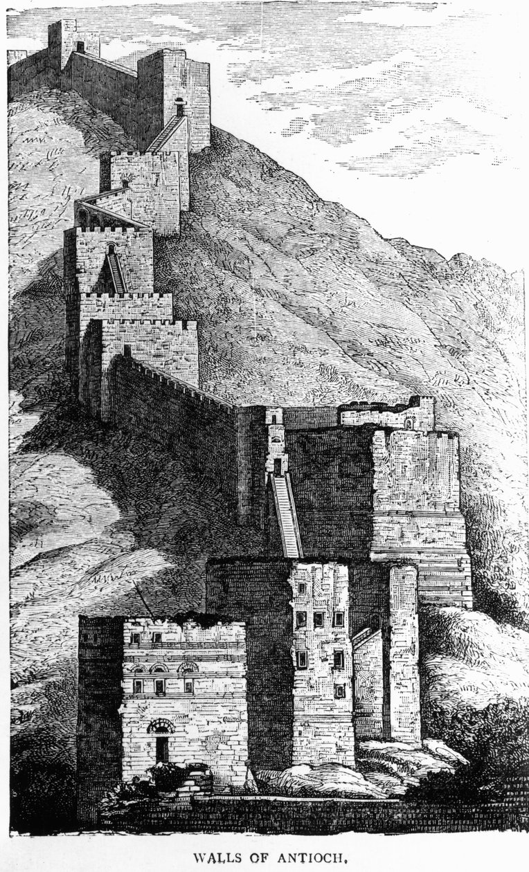 Mura di Antiochia, 1894 da T.A. Archer