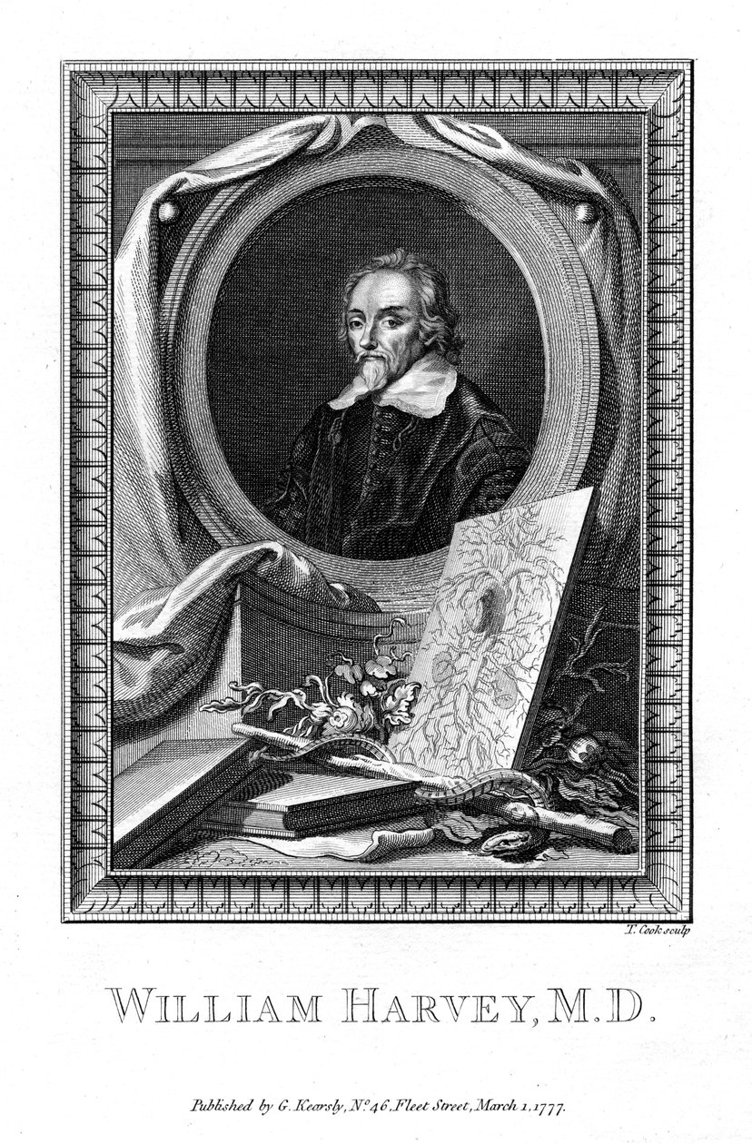William Harvey, medico, 1777 da T. Cook