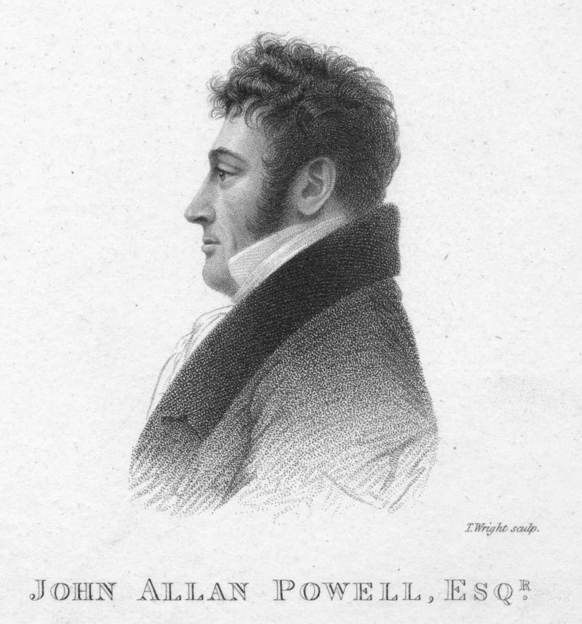 John Allan Powell, Esq. da T. Wright