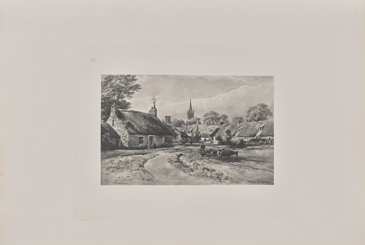 Villaggio di Govan, 1848 da T. and R. Annan and Sons