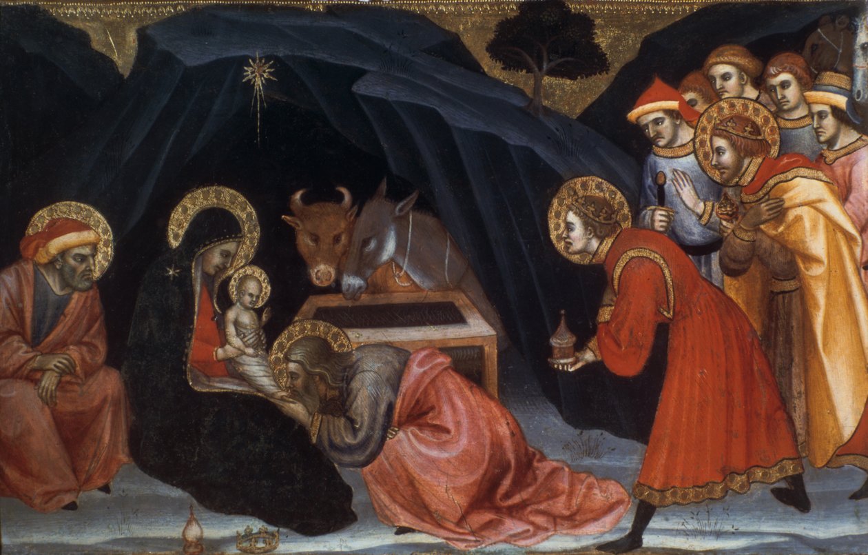 Epifania, fine XIV-inizio XV secolo da Taddeo di Bartolo