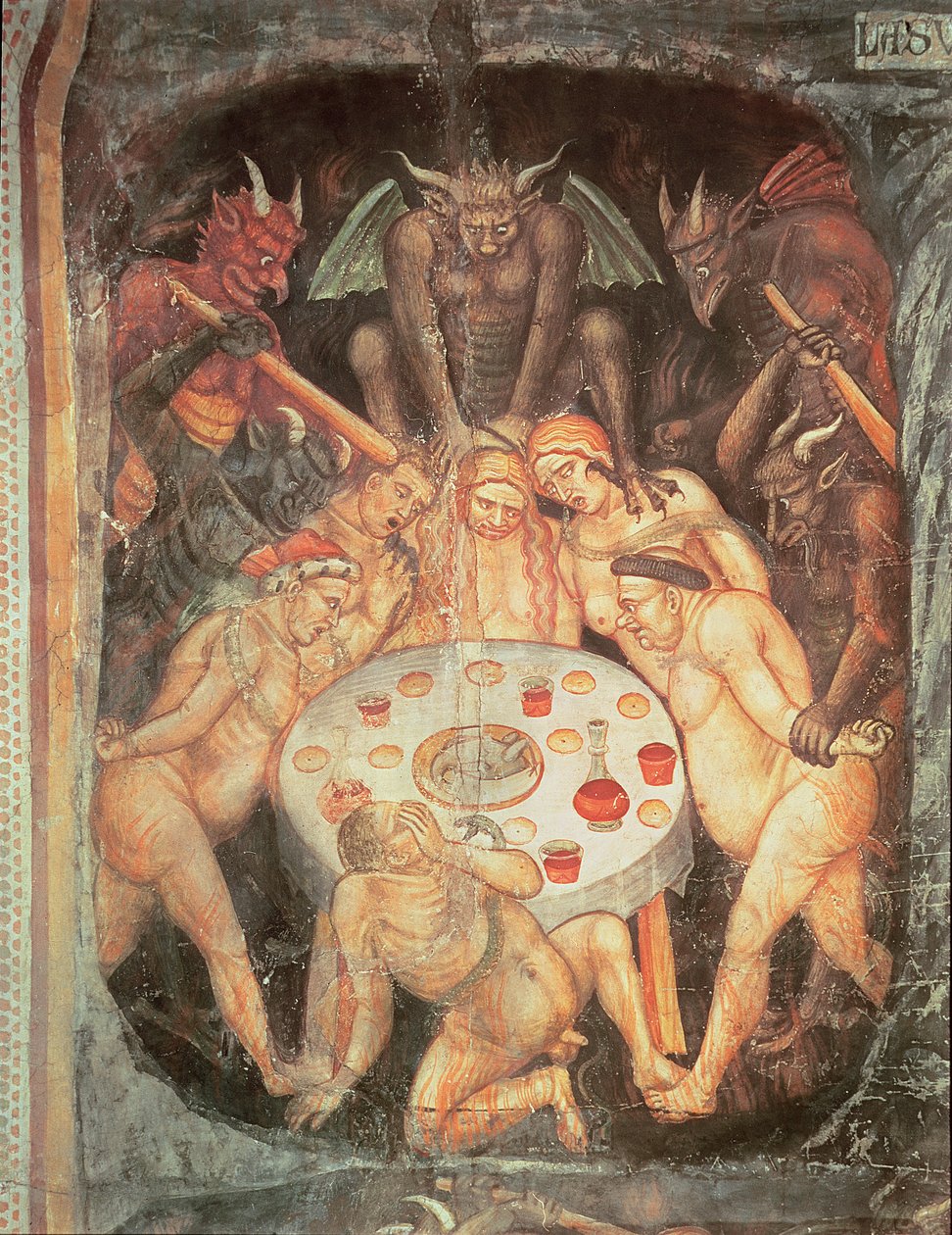 Inferno (dettaglio) da Taddeo di Bartolo