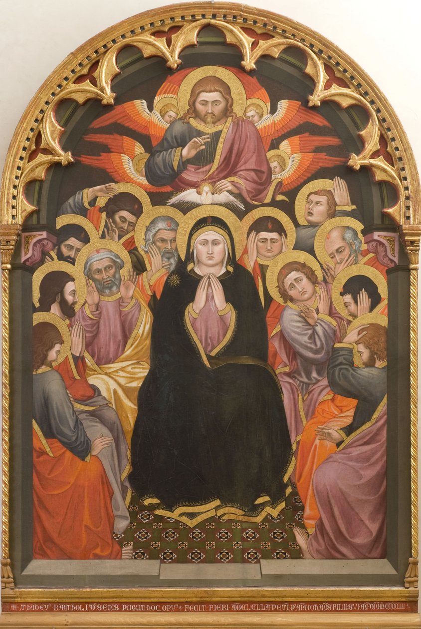 Pentecoste, 1403 da Taddeo di Bartolo