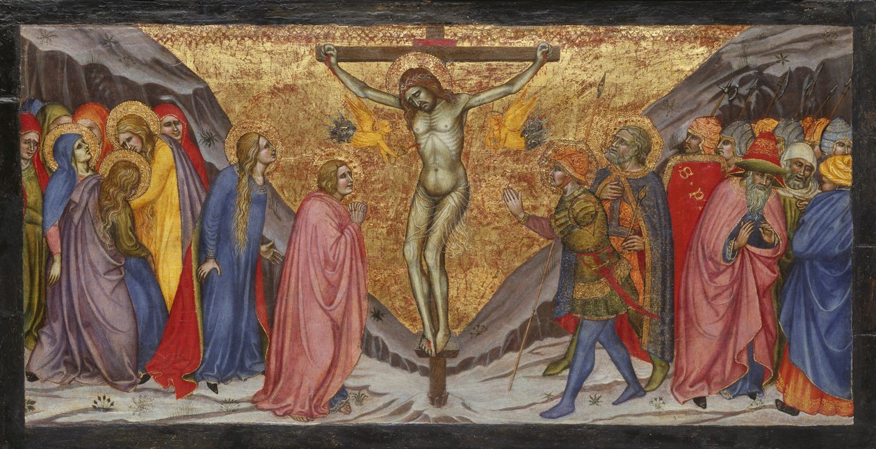 La crocifissione da Taddeo di Bartolo