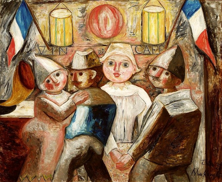 14 luglio in campagna da Tadeusz Makowski