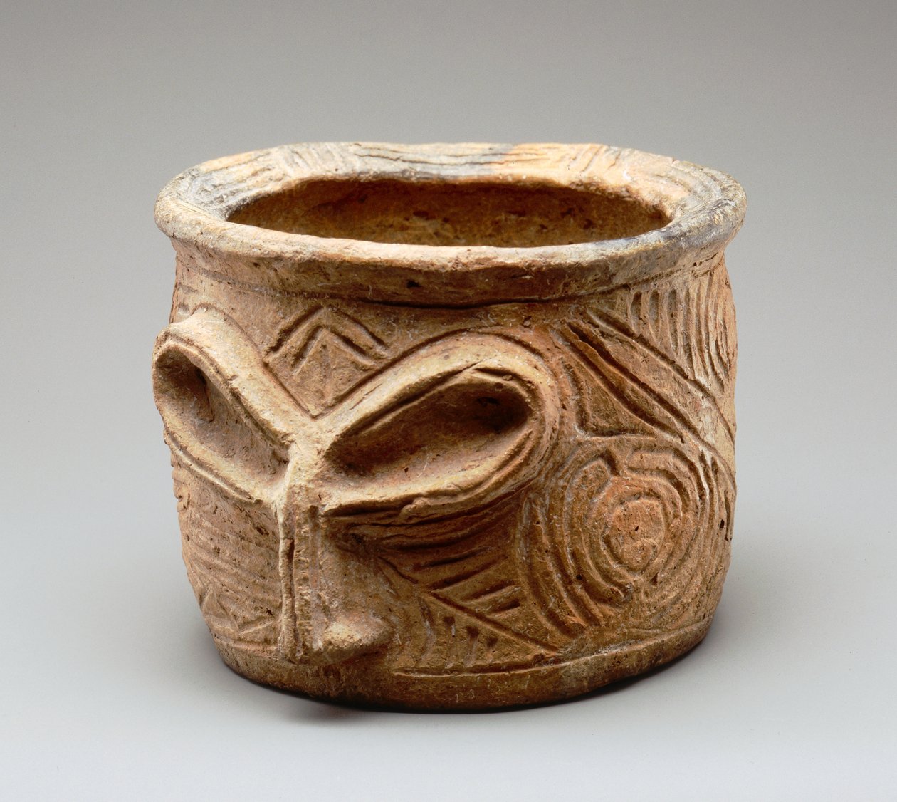 Ciotola con occhi (ceramica) da Taino Culture