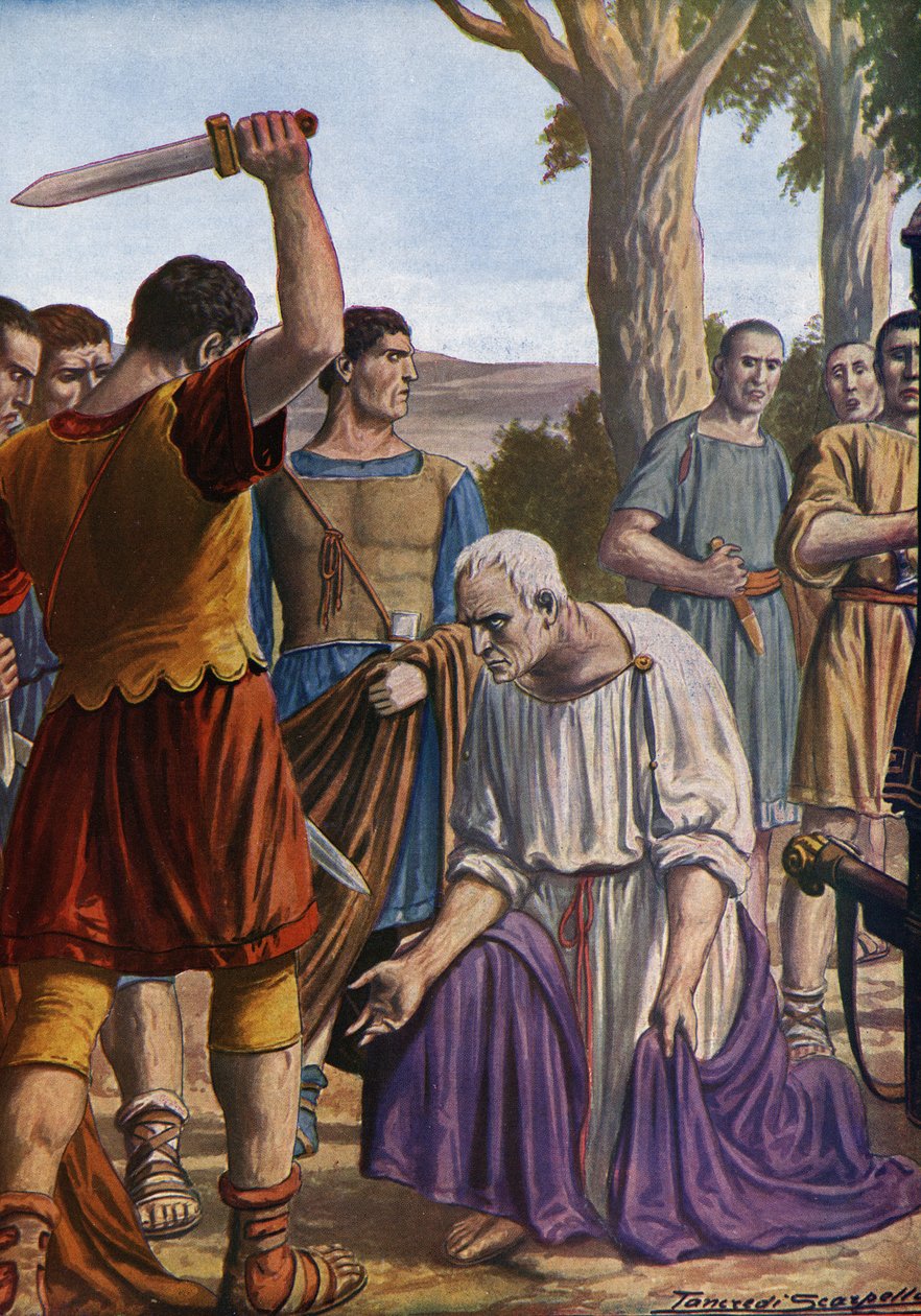 La morte di Cicerone da Tancredi Scarpelli