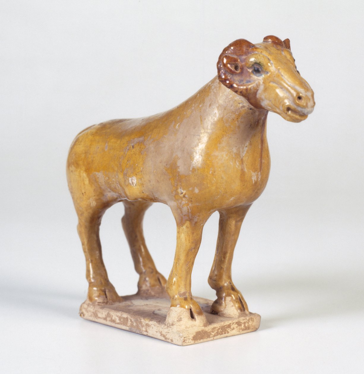 Figura di Tomba, Ariete, dinastia Tang da Tang Dynasty Chinese School