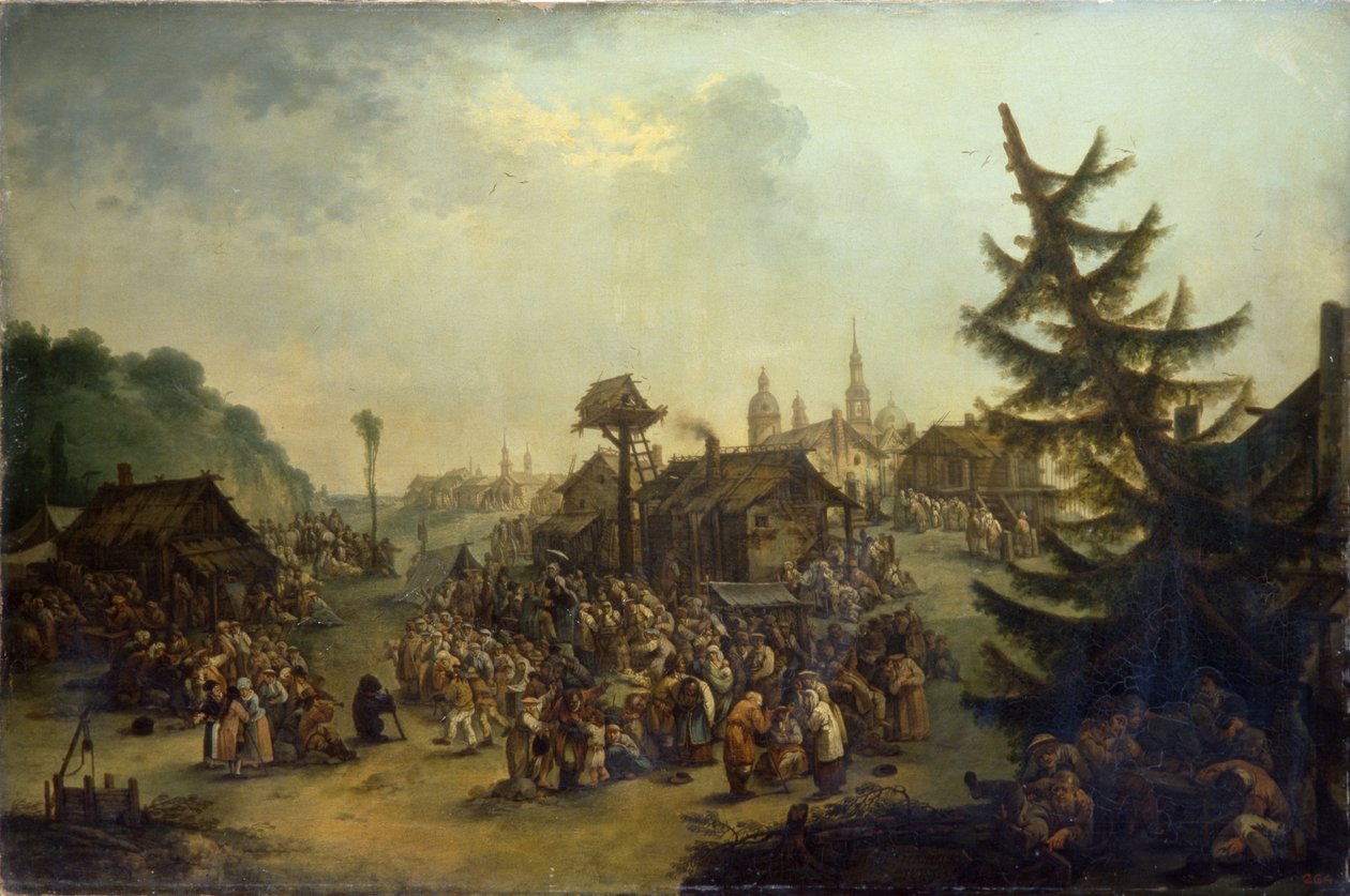 Contadini che festeggiano, 1779 da Tankov