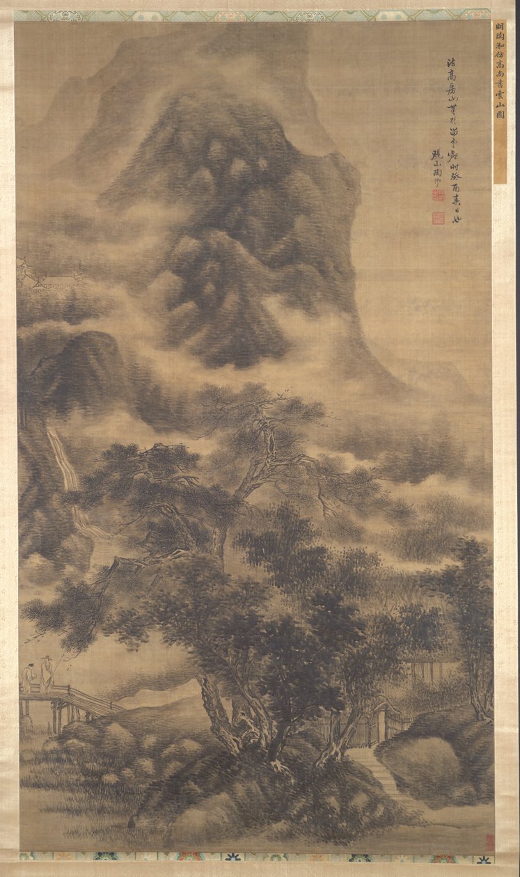 Nuvole che Visitano un Rifugio di Montagna da Tao Hong