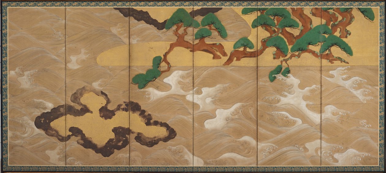 Onde a Matsushima, Periodo Edo da Tawaraya Sotatsu