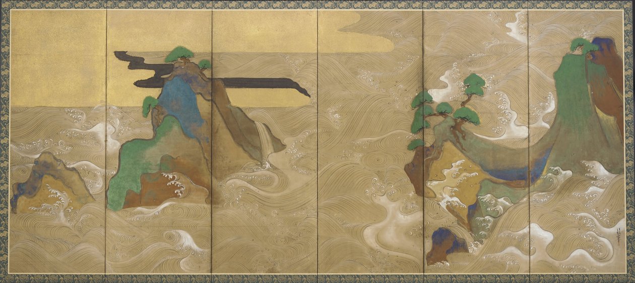 Onde a Matsushima da Tawaraya Sotatsu