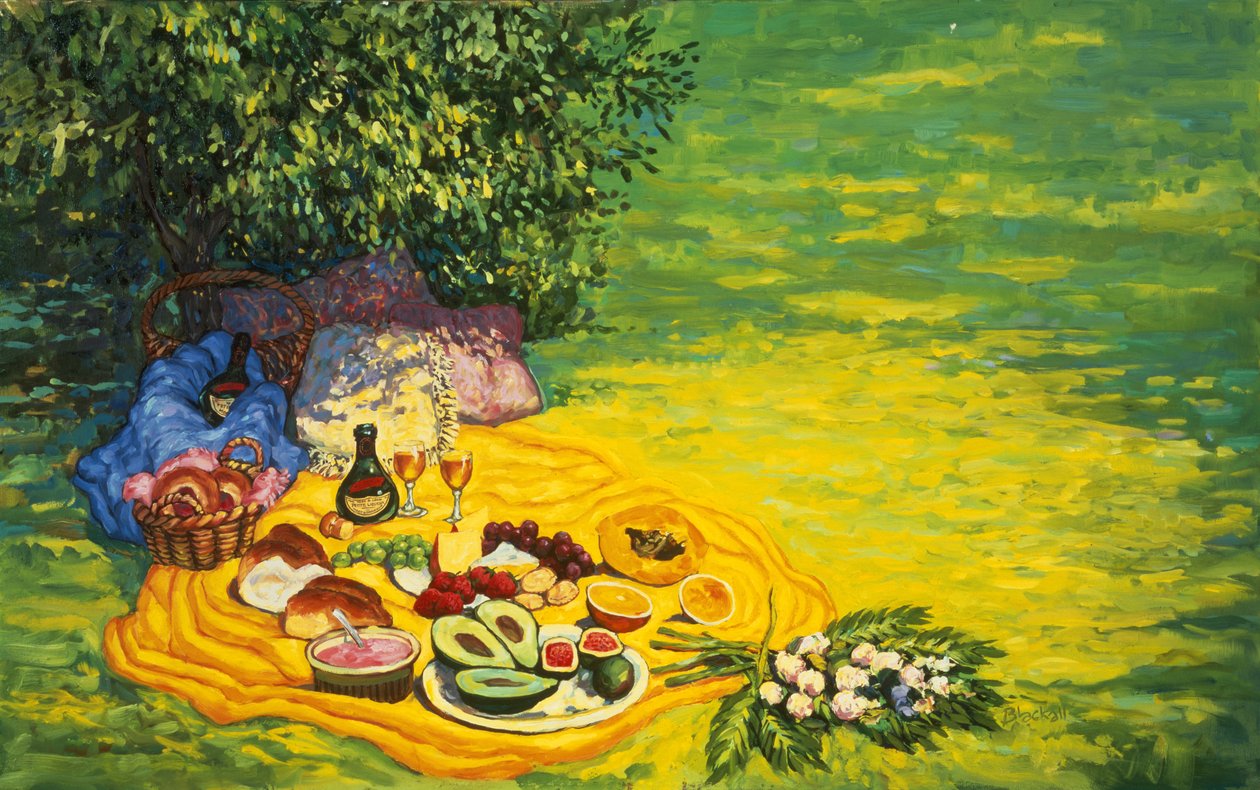 Picnic dorato, 1986 da Ted Blackall