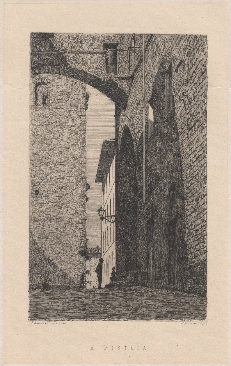 A Pistoia da Telemaco Signorini
