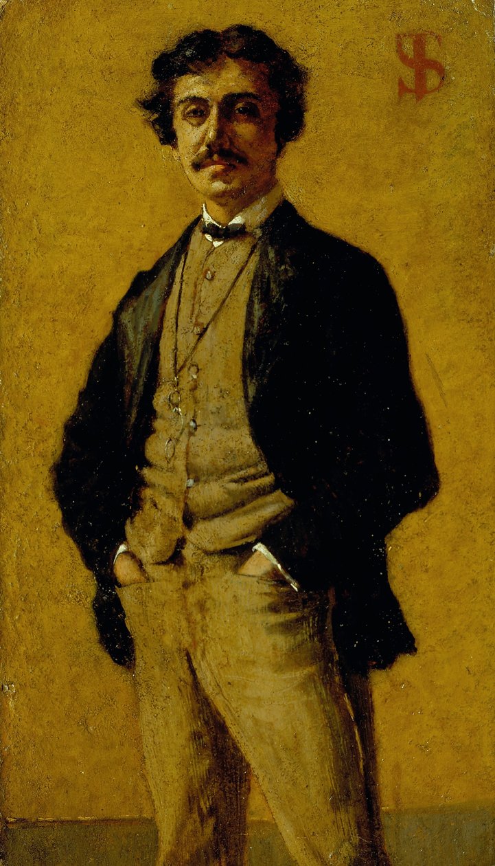 Ritratto di Maurizio Angeli da Telemaco Signorini