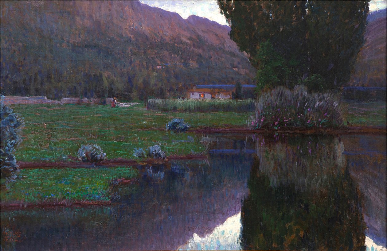 Paesaggio da Teodoro Wolf Ferrari