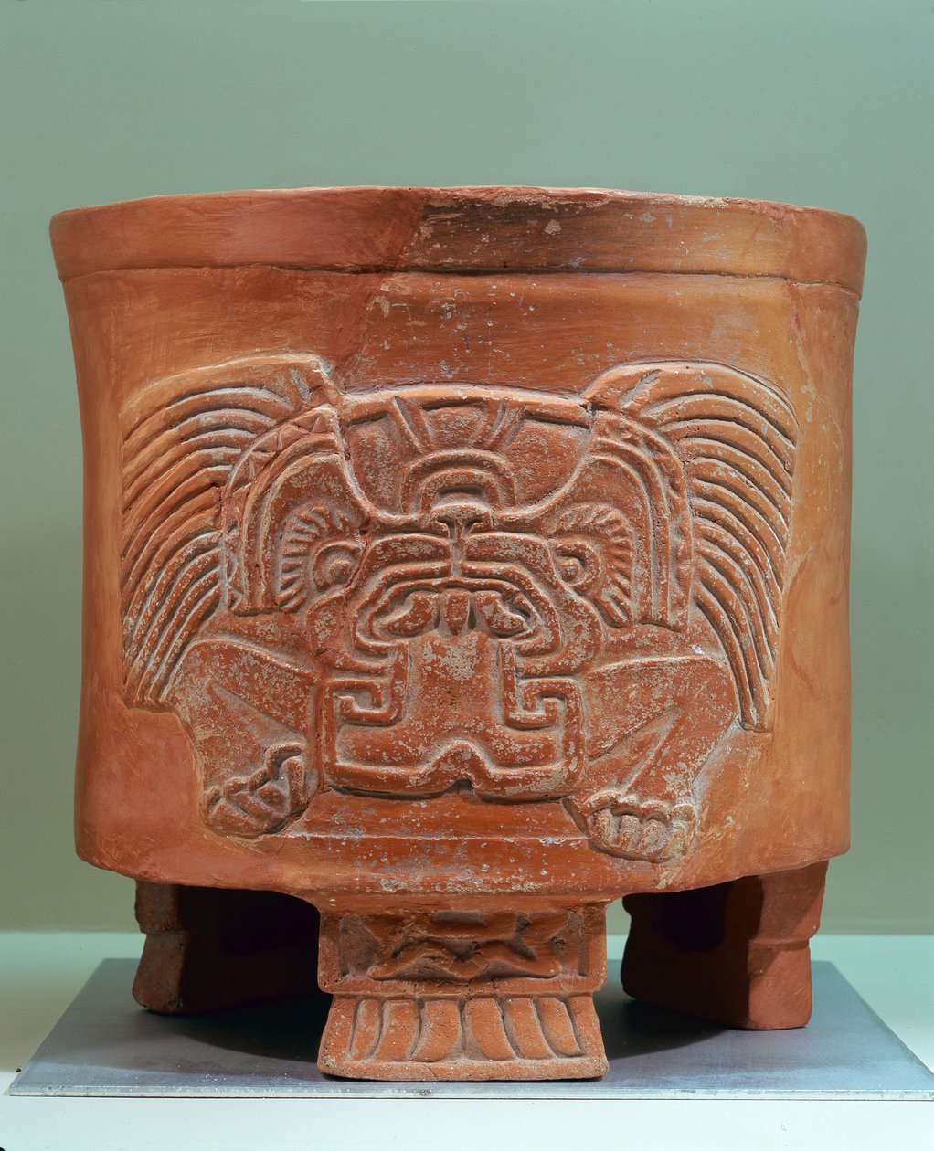 Vaso a treppiede, Tardo Xolalpan, 550-650 da Teotihuacan