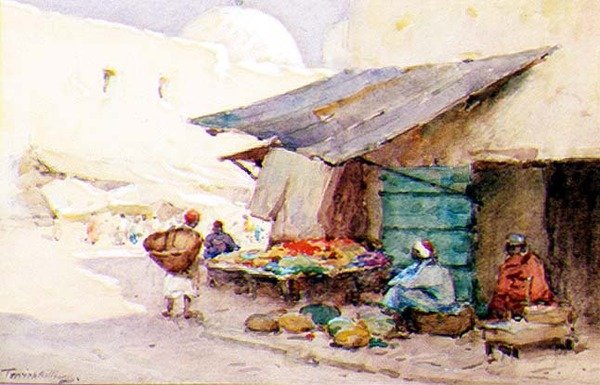Un angolo di strada, Kairouan da Terrick Williams