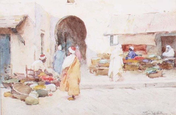 Venditori di frutta, Kairouan da Terrick Williams