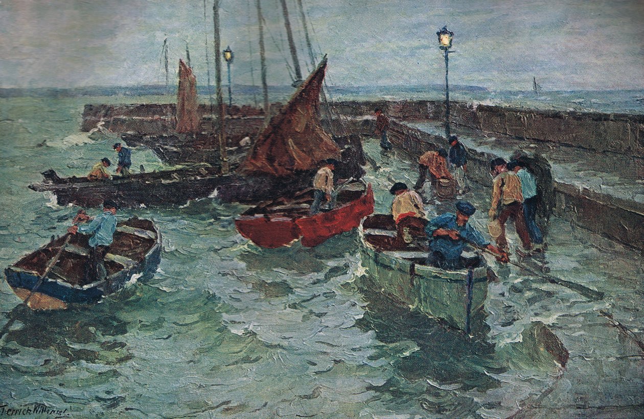 Scena portuale, c.1915 da Terrick Williams