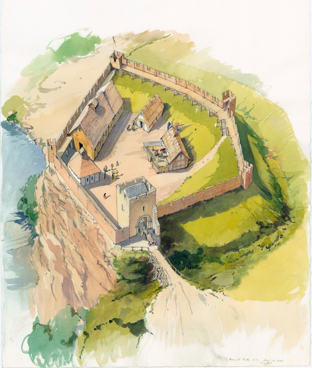 Castello di Barnard, Durham da Terry Ball