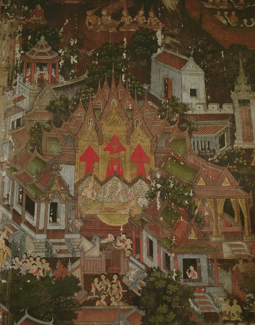 Nascita di un Principe, Wat Suthat, Bangkok da Thai School