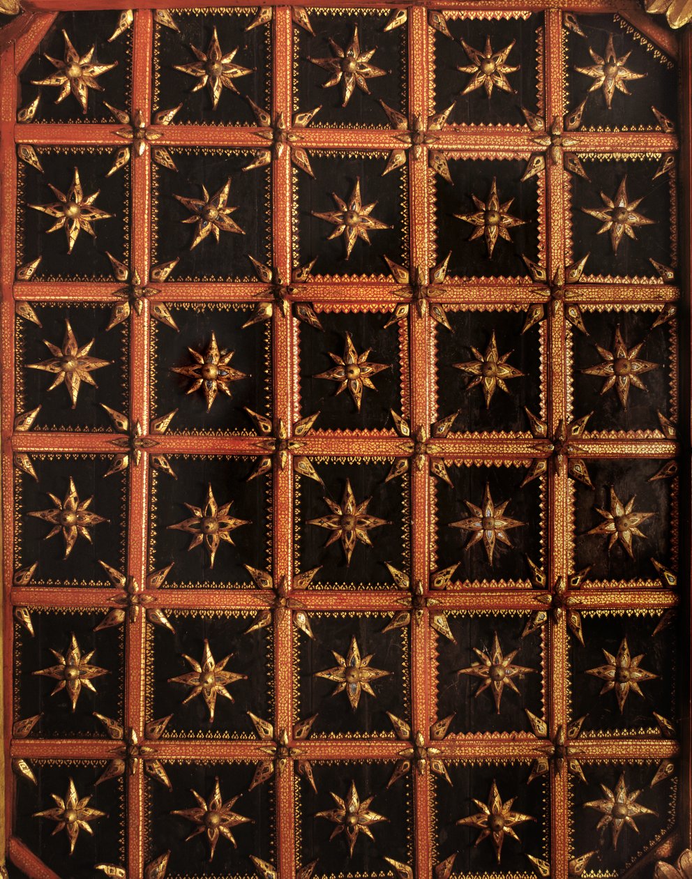 Soffitto a Wat Phumin da Thai School
