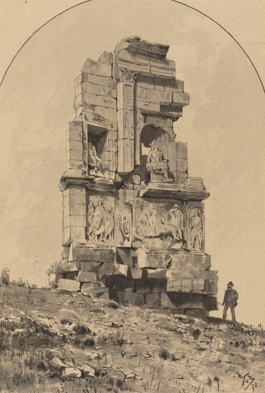Monumento di Filopappo da Themistocles von Eckenbrecher
