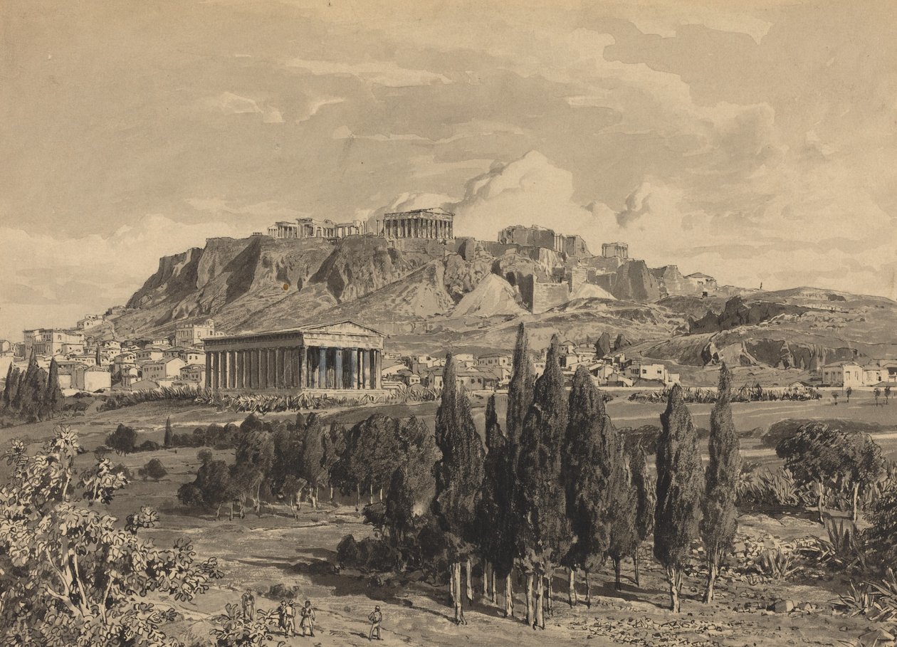 Tempio di Efesto da Themistocles von Eckenbrecher