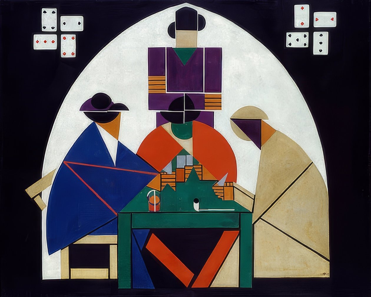 Giocatori di carte da Theo van Doesburg