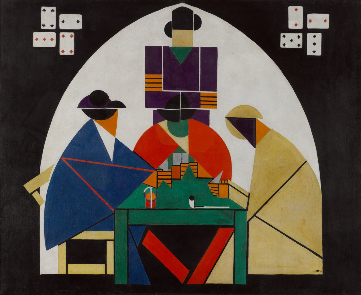I giocatori di carte da Theo van Doesburg