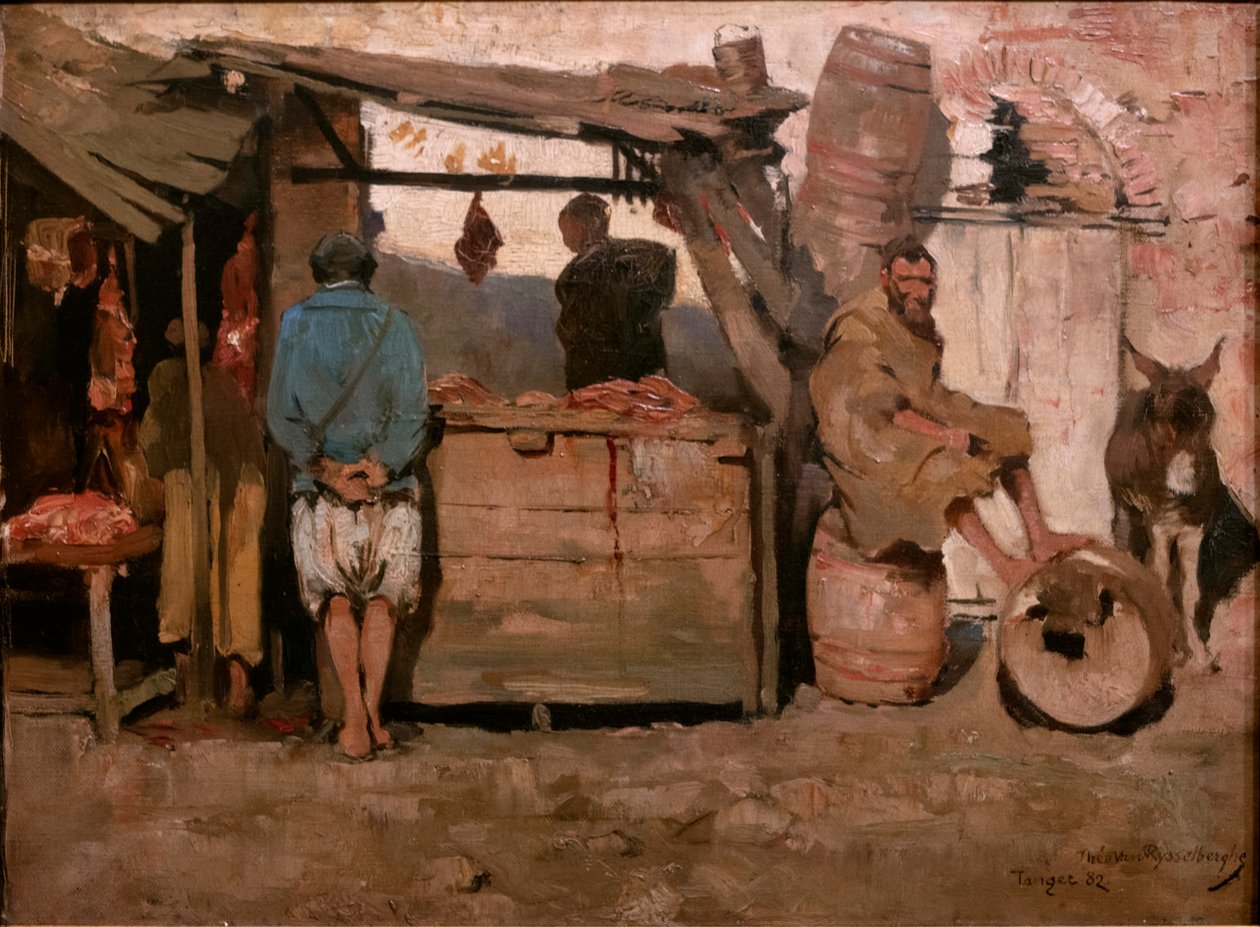 Macelleria a Tangeri da Théo van Rysselberghe
