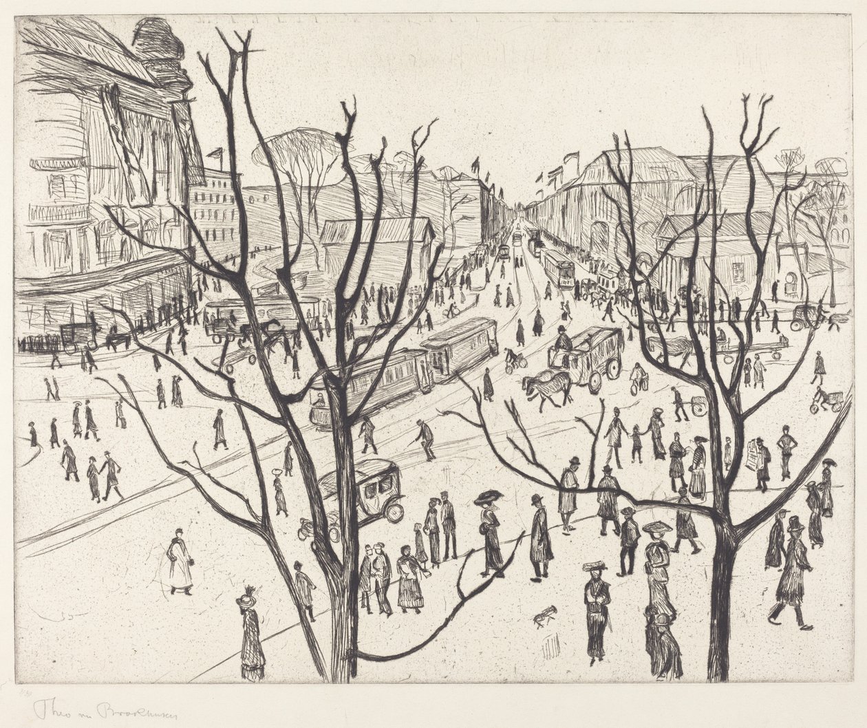 Piazza della città da Theo von Brockhusen