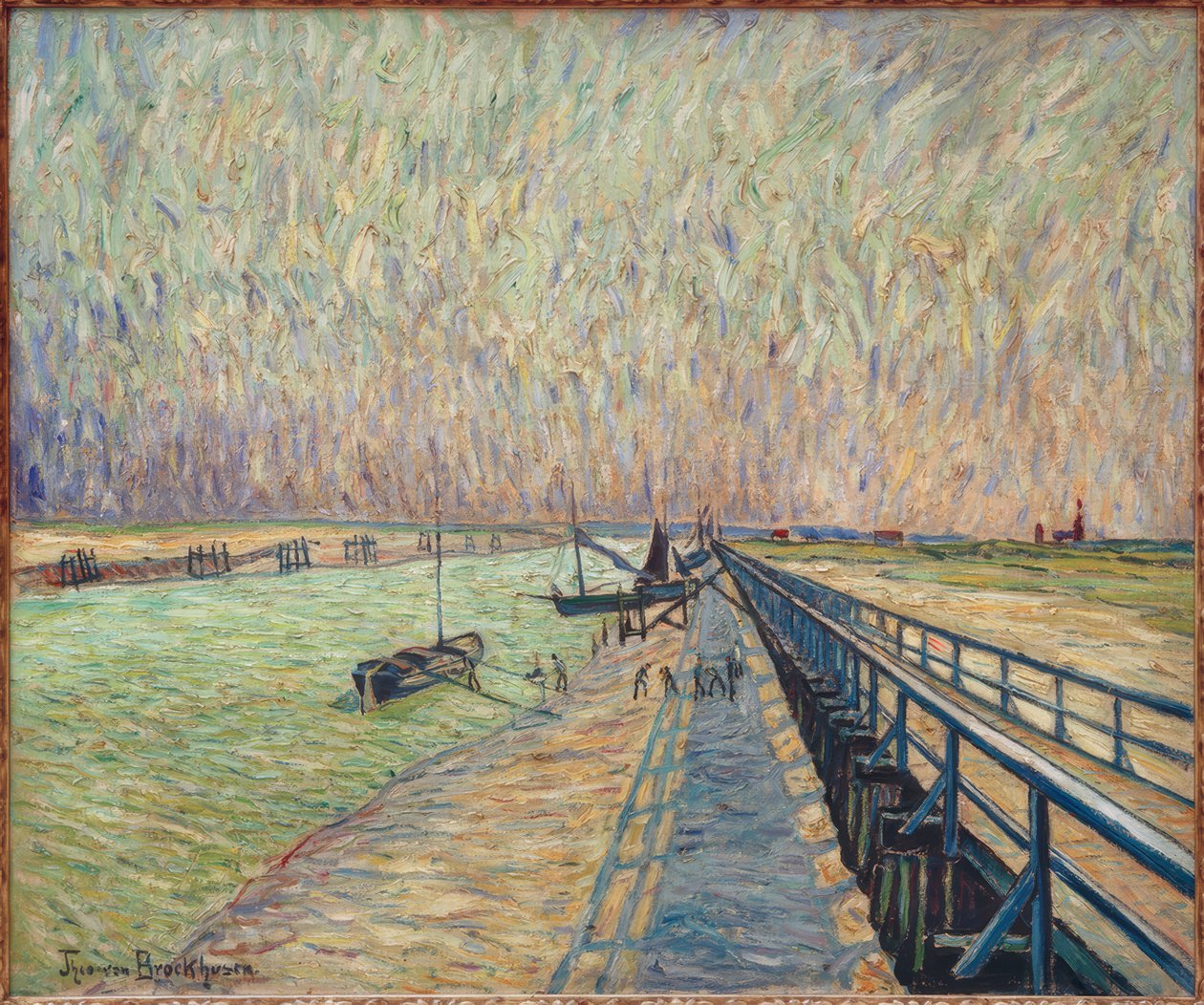 Pontile a Nieuport da Theo von Brockhusen