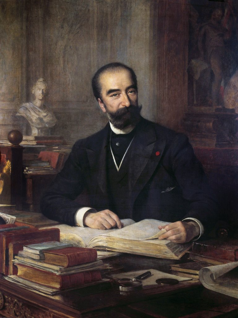 Ritratto del presidente francese Marie François Sadi Carnot (1837-1894) da Theobald Chartran