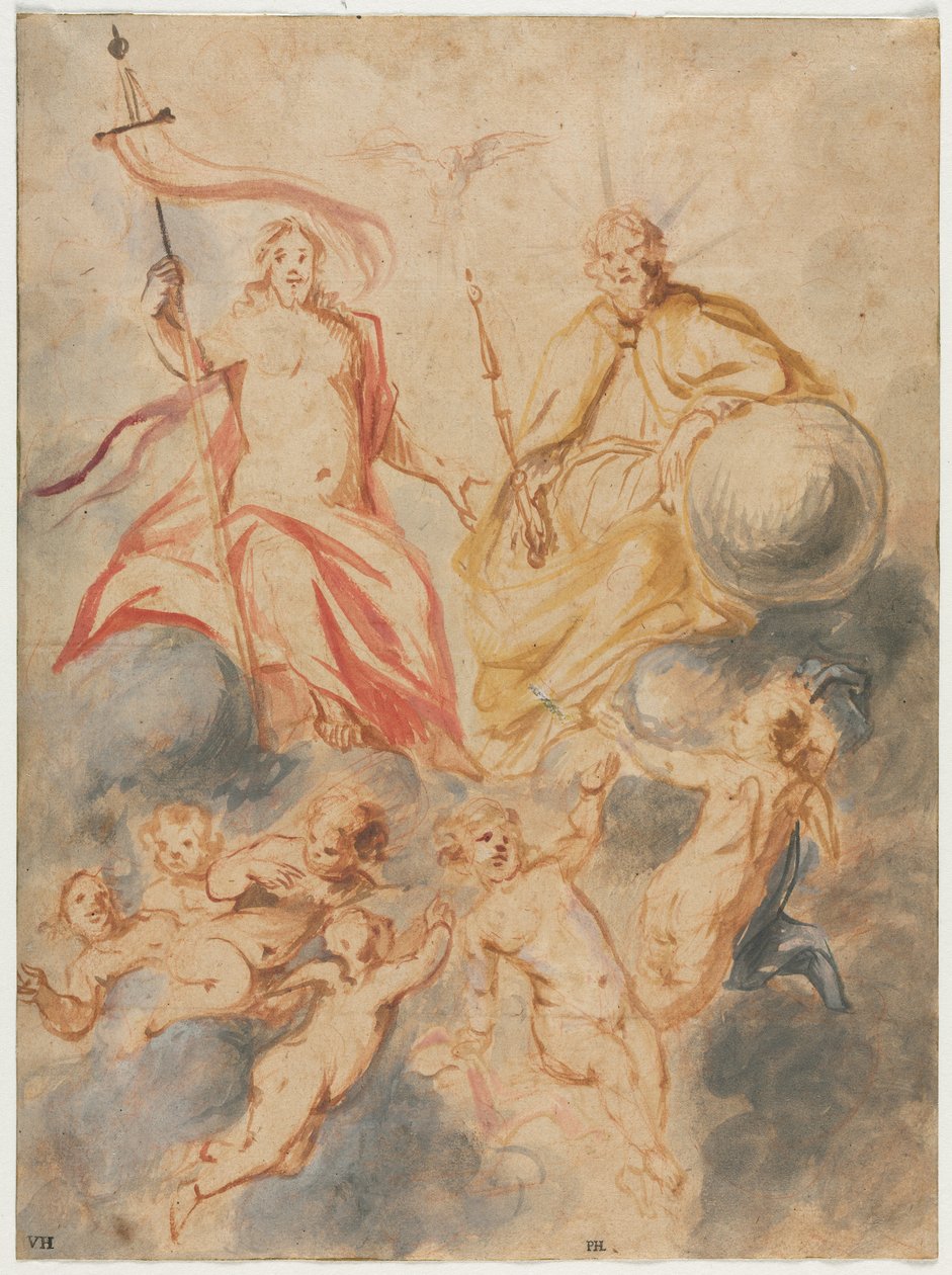 Santissima Trinità, c. 1647 da Theodoor van Thulden