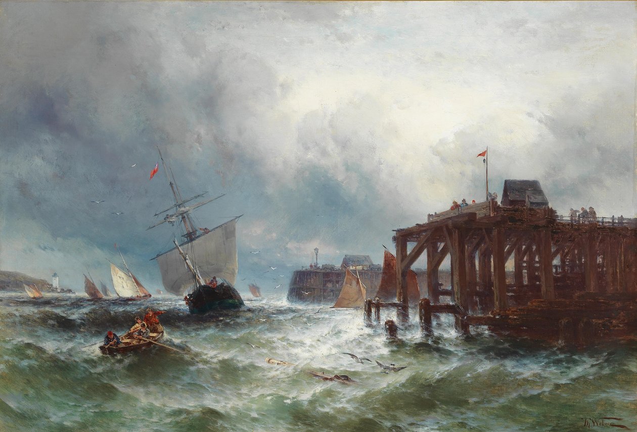 Mare tempestoso da Theodore Weber