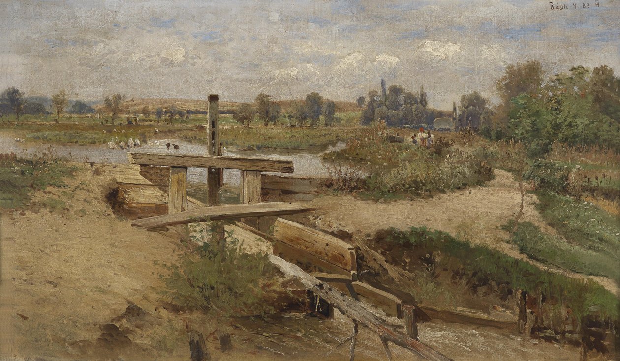 Paesaggio ungherese da Theodor von Hormann