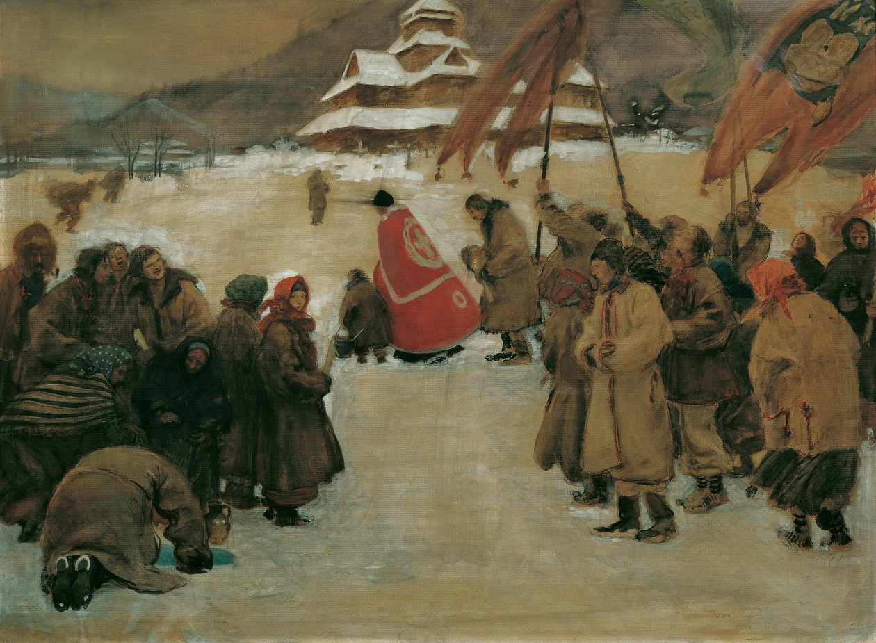 Festa del Giordano da Theodor Axentowicz