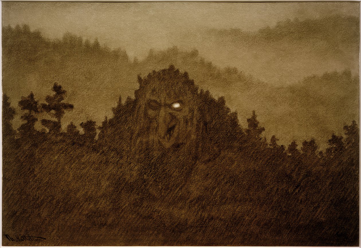 Troll della foresta da Theodor Kittelsen