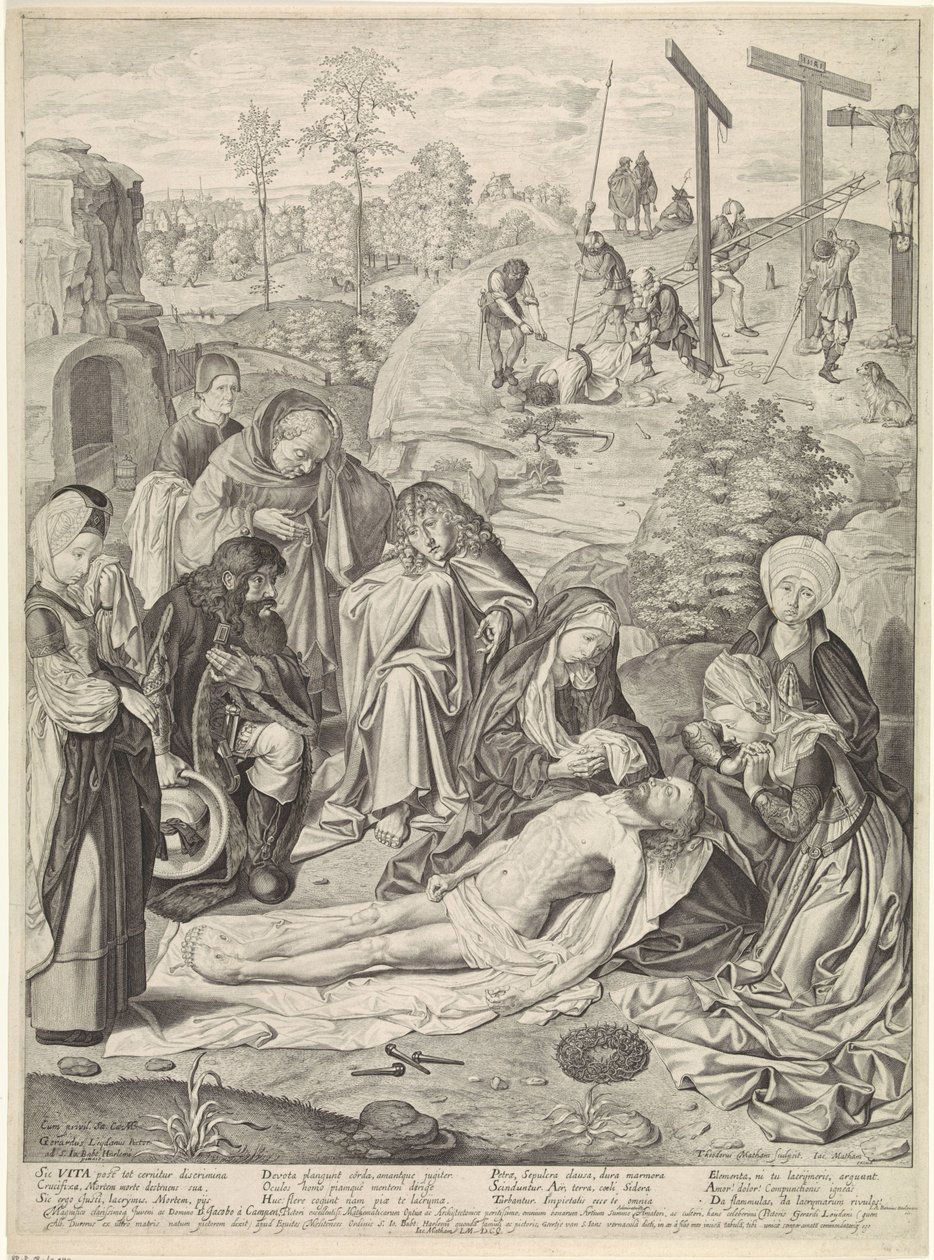 Compianto su Cristo da Theodor Matham