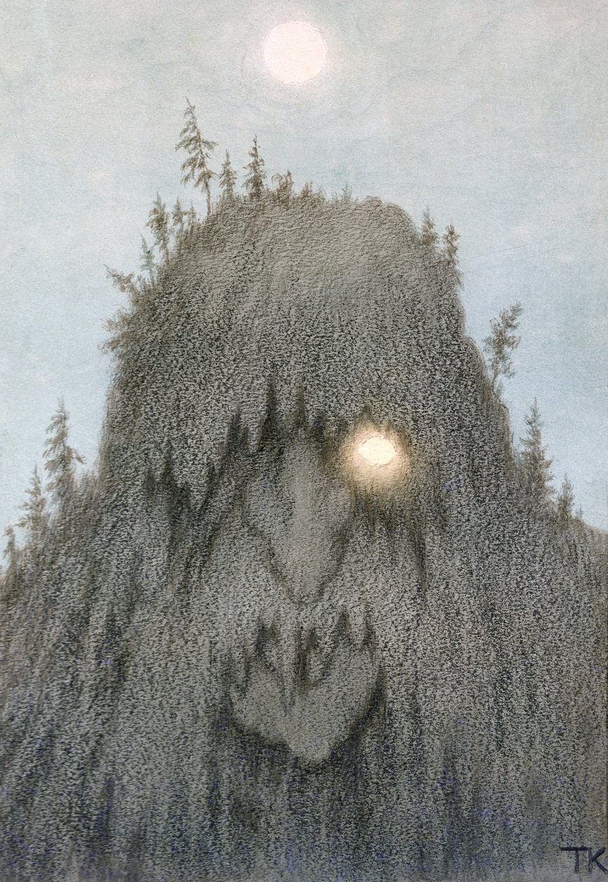 Troll della foresta da Theodor Kittelsen
