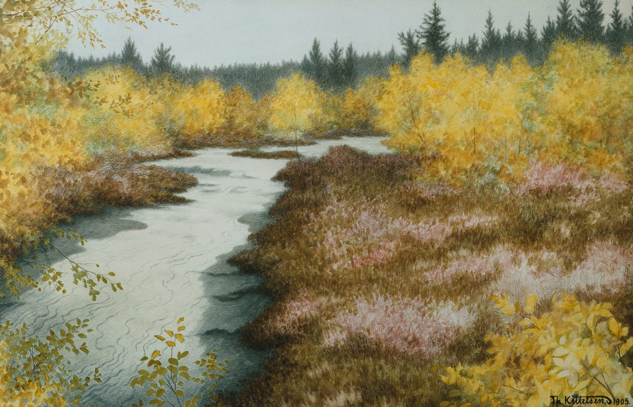 Hellebekk (torrente) da Theodor Kittelsen