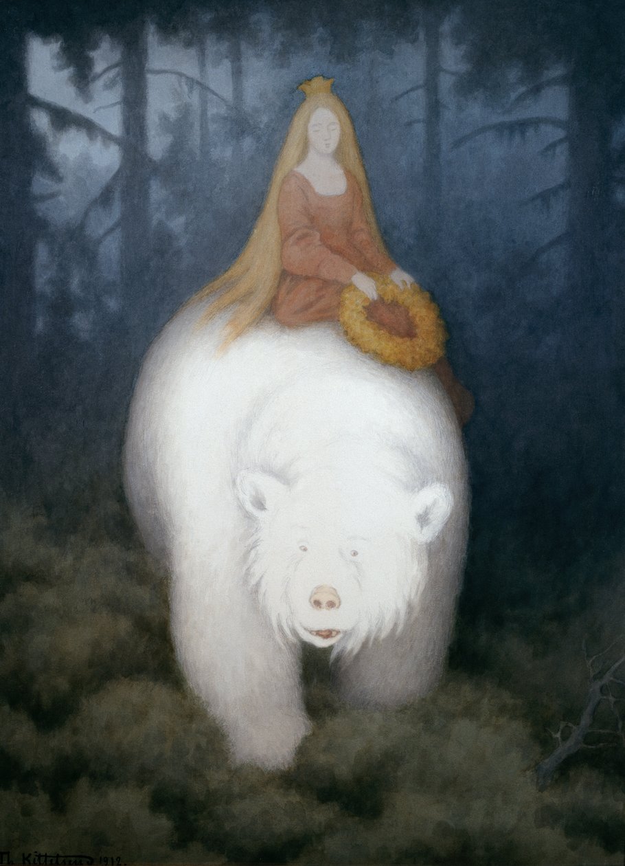 Re Orso Bianco Valemon da Theodor Kittelsen