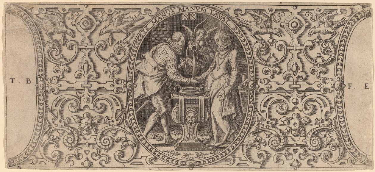 Ornamento da Theodor de Bry