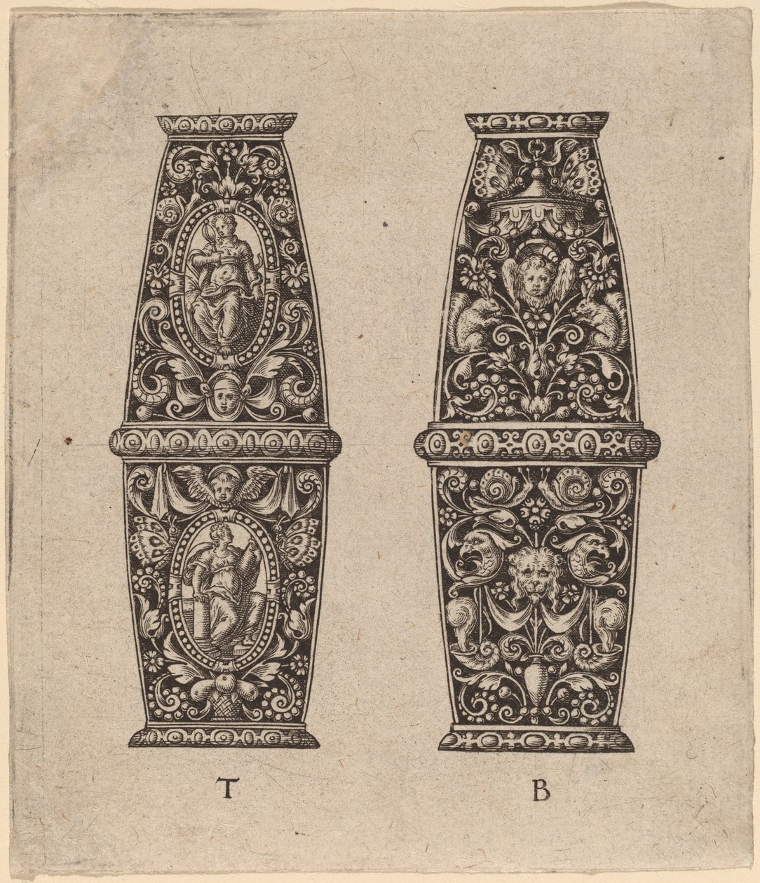 Ornamento da Theodor de Bry