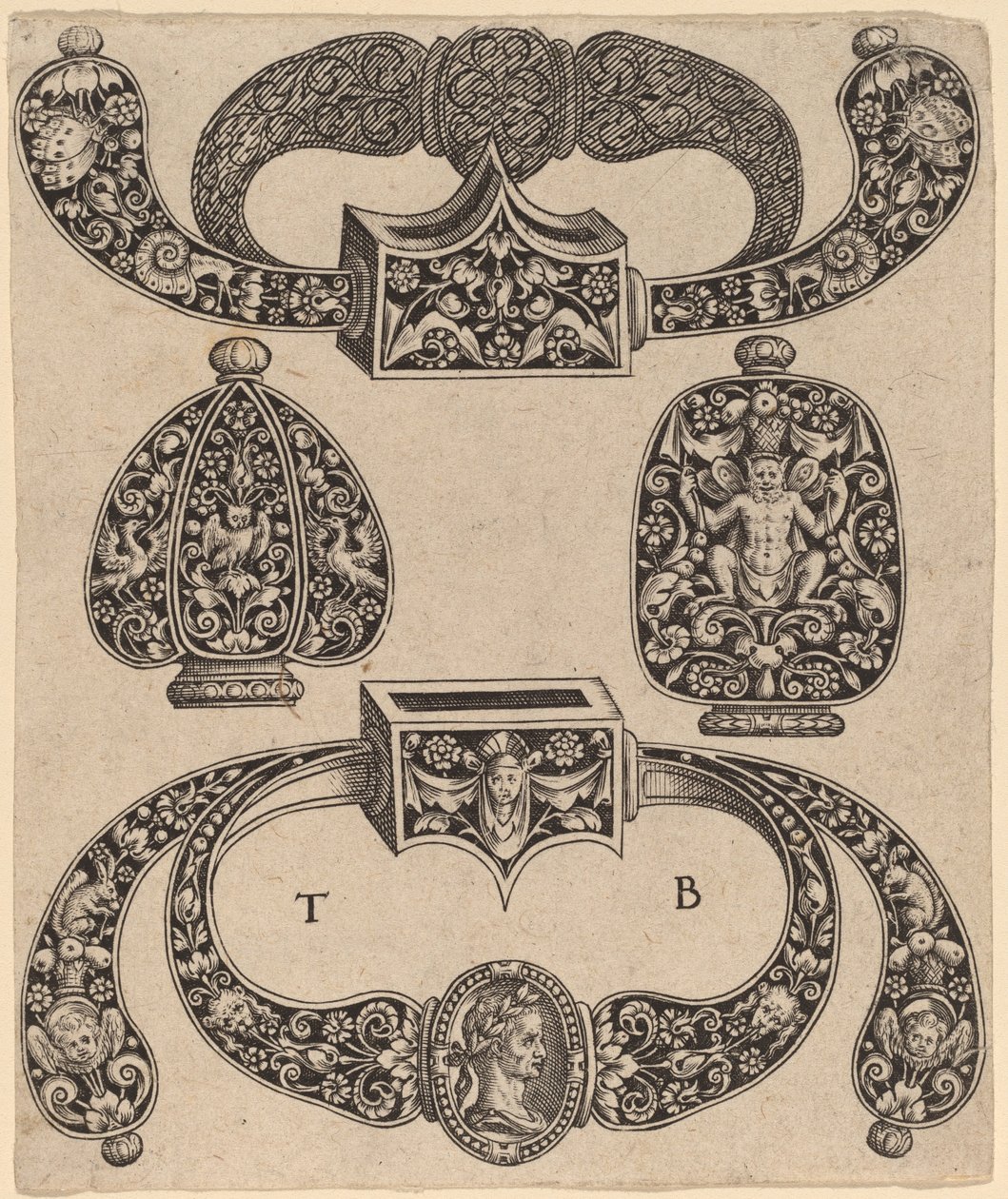 Ornamento da Theodor de Bry