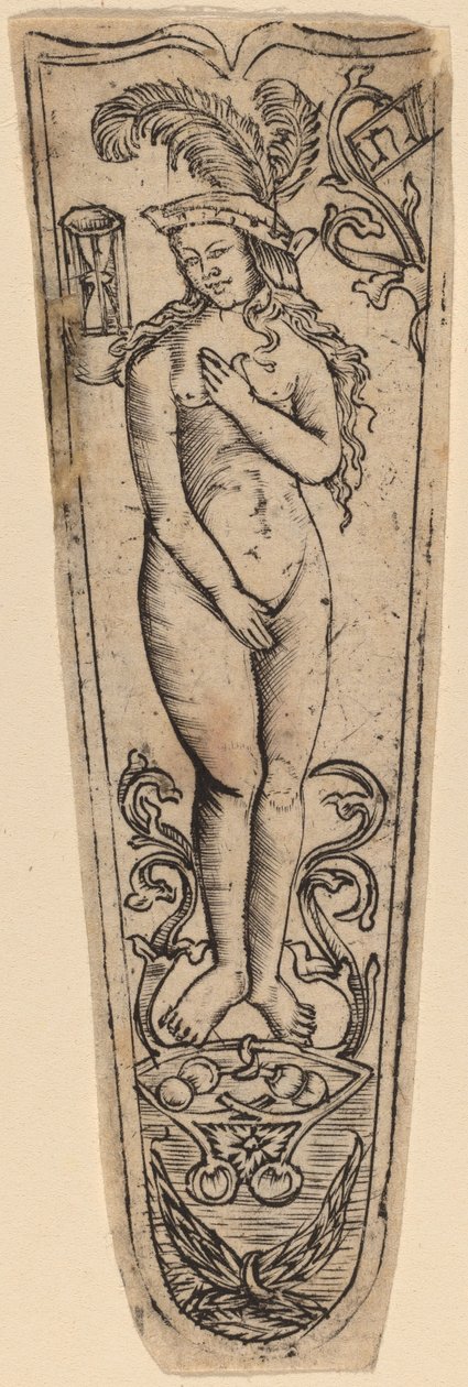 Ornamento per manico di coltello da Theodor de Bry