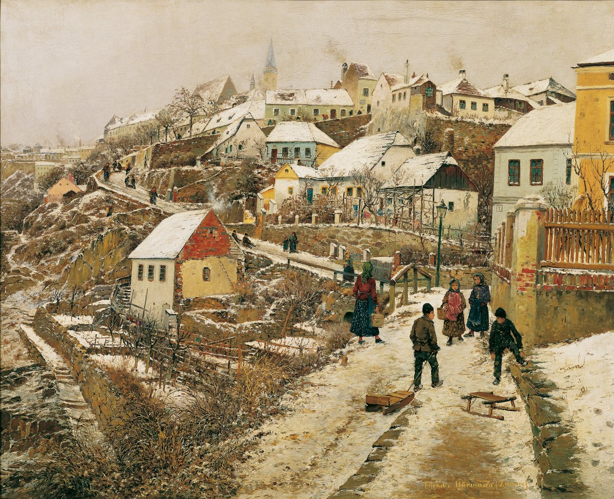 Znaim nella neve II da Theodor von Hormann